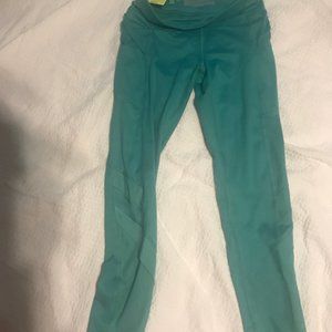medium green track pants